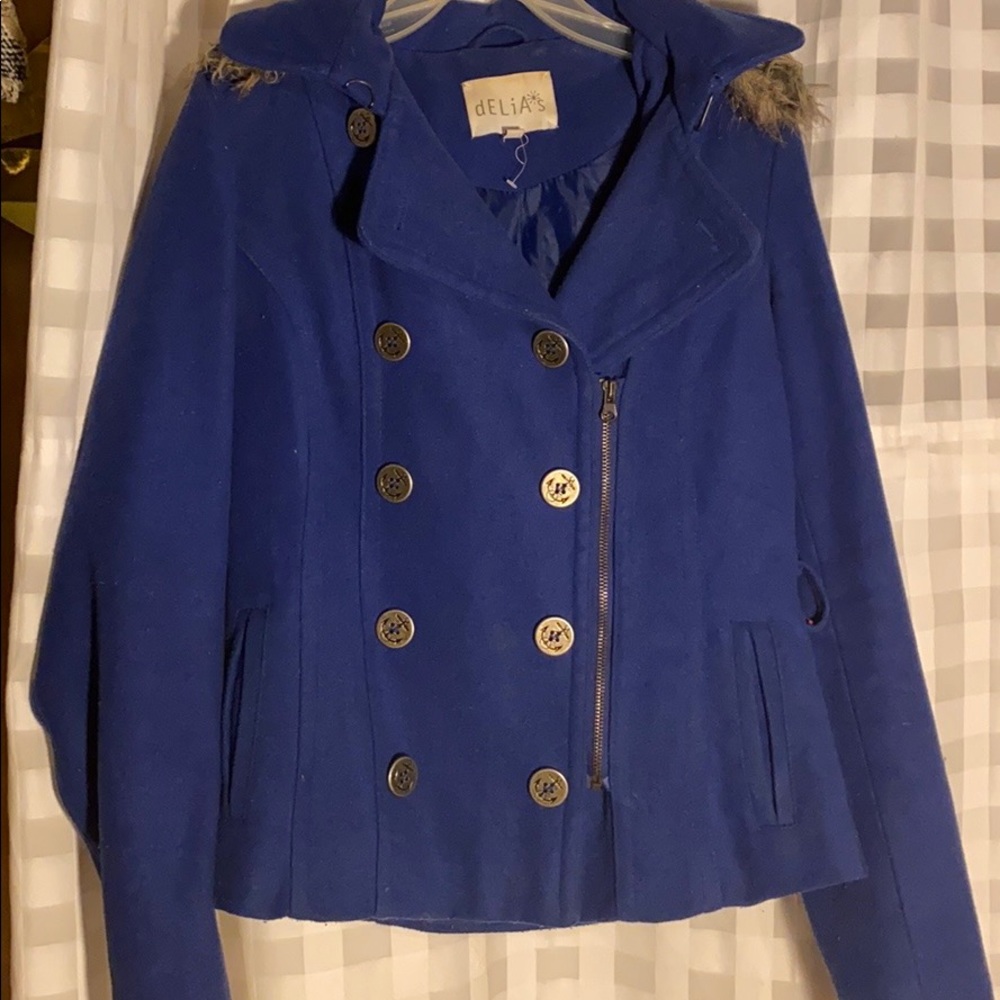 Royal blue coat